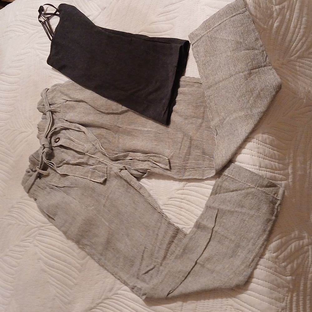 Womens pants with free tank top
